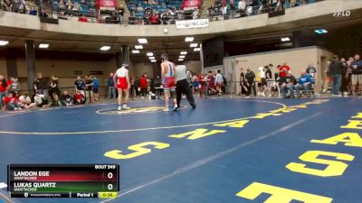 126 lbs Champ. Round 3 - Landon Ege, Unattached vs Lukas Quartz, Unattached