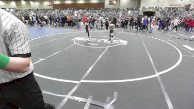 58 lbs Quarterfinal - Korbin Bryan, NorCal Nomads vs Liam Baker, Savage House WC