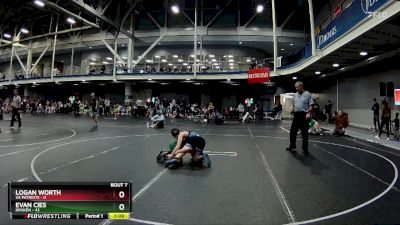 105 lbs Round 2 (8 Team) - Evan Cies, Kraken vs Logan Worth, VA Patriots