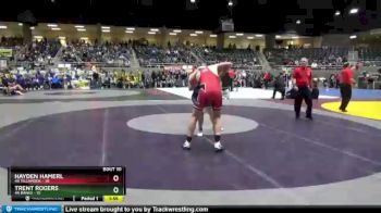 170 lbs Finals (8 Team) - Trent Rogers, 4A Banks vs Hayden Hamerl, 4A Tillamook