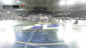 Boys 3A 165 lbs Champ. Round 2 - Jude Sanchez, North Thurston vs David Howard, Peninsula
