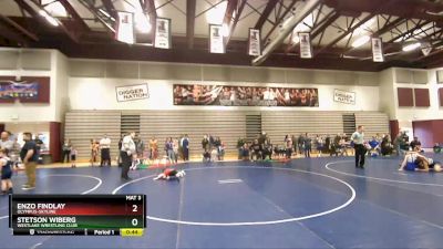 49 lbs Round 2 - Enzo Findlay, Olympus-Skyline vs Stetson Wiberg, Westlake Wrestling Club