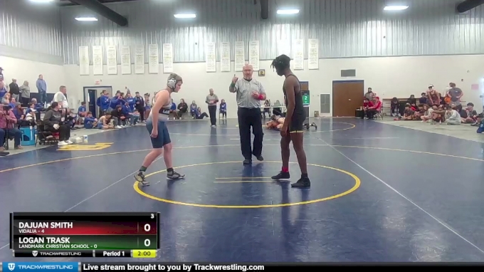 144 lbs Semis 3rd Wb 16 Team Logan Trask Landmark Christian School vs DaJuan Smith Vidalia