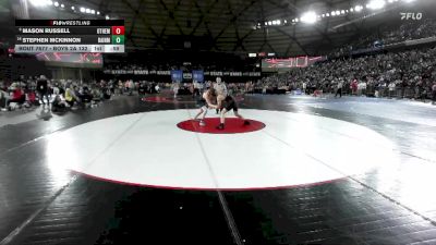 Boys 2A 132 lbs Cons. Round 4 - Mason Russell, Othello vs Stephen McKinnon, Bainbridge