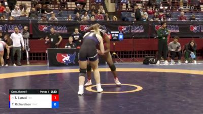 68 lbs Cons. Round 1 - Temitayo Sanusi, Texas vs Tyler Richardson, The Factory Wrestling Club