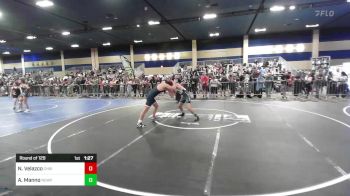 157 lbs Round Of 128 - Nicholas Velazco, Christopher Columbus HS vs Anthony Manno, Newport Harbor HS