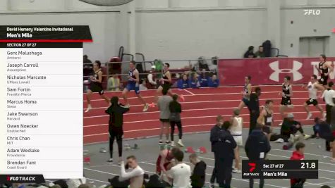 Men's Mile, Prelims 27