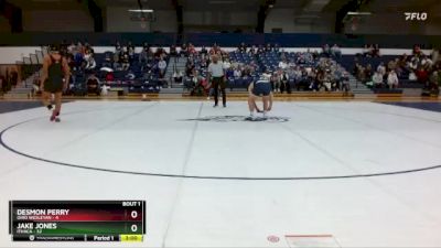 184 lbs Finals (2 Team) - Desmon Perry, Ohio Wesleyan vs Jake Jones, Ithaca