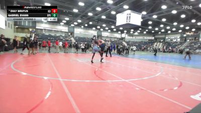 133 lbs Champ. Round 2 - Gabriel Evans, Brewton-Parker (GA) vs Duly Brutus, Keiser University