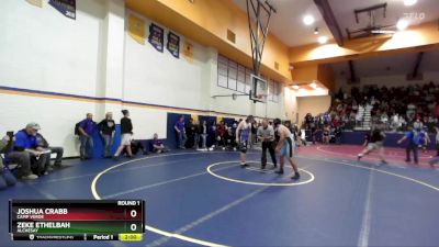 215 lbs Round 3 - Joshua Crabb, Camp Verde vs Zeke Ethelbah, Alchesay