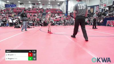 60 lbs Rr Rnd 1 - Jolee Bryant, F-5 Grappling vs Jack Rogers, Standfast 11u