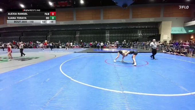 110 lbs Cons. Round 4 - Alexia Rangel, Palma vs Iliana Toraya, Basha