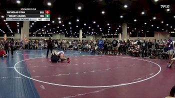 157 lbs Champ. Round 1 - Nicholas Stan, Wrestling Academy Of Louisiana vs Brady Adams, Trojan Wrestling Academy LLC