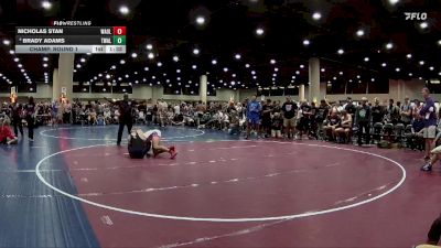157 lbs Champ. Round 1 - Nicholas Stan, Wrestling Academy Of Louisiana vs Brady Adams, Trojan Wrestling Academy LLC