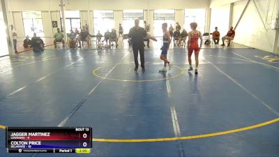 110 lbs Placement Matches (8 Team) - Jagger Martinez, Louisiana vs Colton Price, Delaware