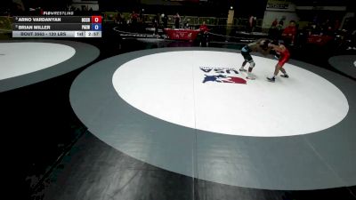138 lbs Semis - Arno Vardanyan, Birmingham Community Charter High School Wrestling vs Brian Miller, Palo Alto Elite WC