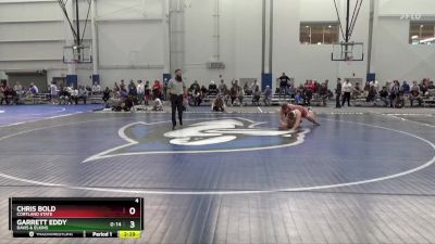 197 lbs Quarterfinal - Garrett Eddy, Davis & Elkins vs Chris Bold, Cortland State