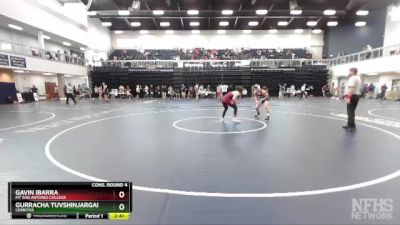 157 lbs Cons. Round 4 - Gurracha Tuvshinjargal, Cerritos vs Gavin Ibarra, Mt San Antonio College