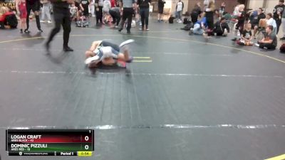 82 lbs Round 5 (8 Team) - Logan Craft, Ares Black vs Dominic Pizzuli, Ares Red