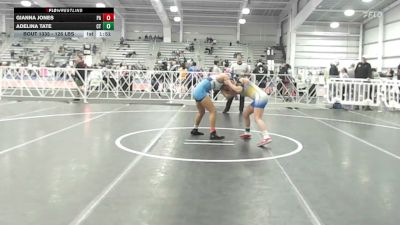 126 lbs Round Of 64 - Gianna Jones, PA vs Adelina Tate, CT
