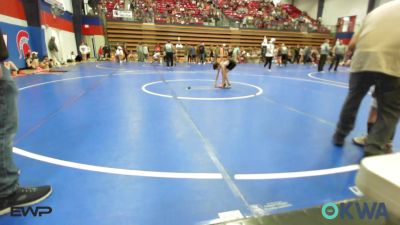 55-58 lbs Rr Rnd 2 - Deryk Justice, Wagoner Takedown Club vs Bradley Shadwick, Berryhill Wrestling Club