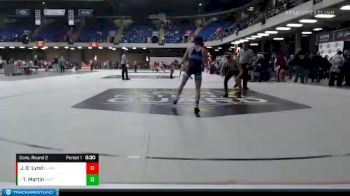 113 lbs Cons. Round 2 - Tyler Martin, Naperville Central vs Javier Enriquez-Lynd, Bloomington