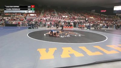 170 lbs Champ. Round 1 - Clara Peterson, Eudora HS vs Aaliyah Espino, Ulysses HS
