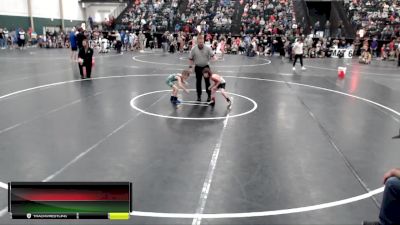 49 lbs Champ. Round 1 - Nolan Rowe, Nebraska Wrestling Academy vs Briggs Kliment, Kearney Matcats