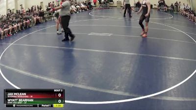 160 lbs Round 1 (6 Team) - Wyatt Bearman, Iowa USA Grey vs Jax McLean, Wyoming Renegades