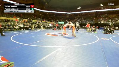 215 Class 3 lbs Cons. Round 2 - Connor Poole, Central (Cape Girardeau) vs Luke Jenkins, Jefferson City
