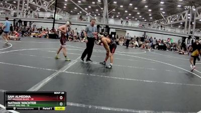 150 lbs Round 7 (8 Team) - Sam Almedina, Mat Assassins Black vs Nathan Wachter, Savage King Pins