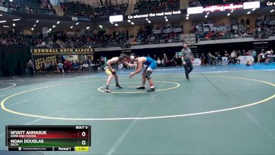 189 lbs Champ. Round 1 - Wyatt Ahmasuk, Nome High School vs Noah Douglas, Delta