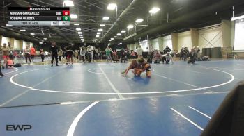 85 lbs 2nd Place - Adrian Gonzalez, Sunkist Kids Monster Garage vs Joseph Olszta, All American Wrestling