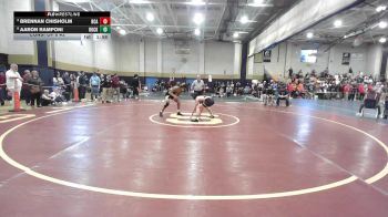 120 lbs Consi Of 8 #2 - Brennan Chisholm, Bristol County/Dighton Rehoboth vs Aaron Ramponi, Rockland