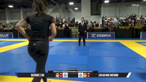 Laylah Mae Watkins vs Beatrice Z Jin 2026 American National IBJJF Jiu-Jitsu Championship