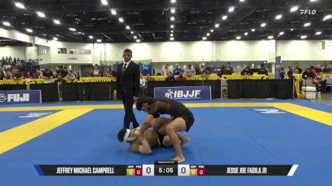 Jesse Joe Fabila Jr vs Jeffrey Michael Campbell 2025 World IBJJF Jiu-Jitsu No-Gi Championship