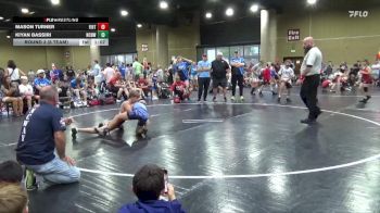 85 lbs Round 3 (6 Team) - MASON TURNER, Fight Club vs Kiyan Bassiri, NC National Team White
