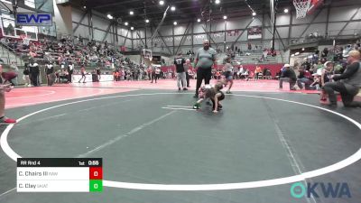 35 lbs Rr Rnd 4 - Cordney Chairs III, Raw Wrestling Club vs Chet Clay, Skiatook Youth Wrestling