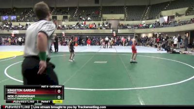 85 lbs Quarterfinal - Nox Cunningham, Waukon Wrestling Club vs Kingston Gardas, Pinnacle