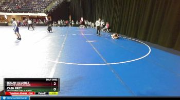 150 lbs Champ. Round 1 - Rolan Alvarez, Big Game Wrestling Club vs Cash Frey, Ubasa Wrestling Academy