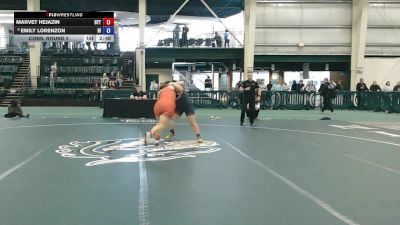 207 lbs Cons. Round 2 - Marvet Hejazin, Otterbein vs Emily Lorenzon, Hiram