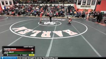 132 lbs Champ. Round 1 - Hunter Beese, AMERY (WI) vs Jack Sibley, MOLINE