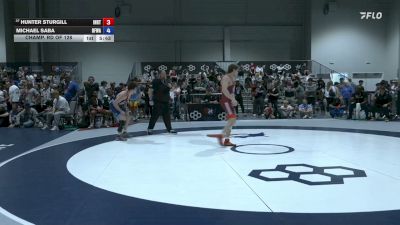 70 kg Champ. Rd Of 128 - Hunter Sturgill, Indiana RTC vs Michael Saba, Black Fox Wrestling Academy