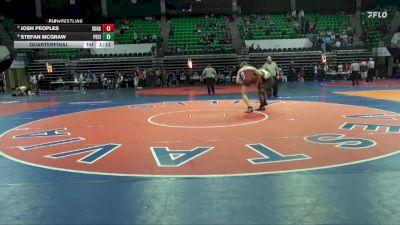 6A 190 lbs Quarterfinal - Josh Peoples, Southside Gadsden vs Stefan Mcgraw, Pell City