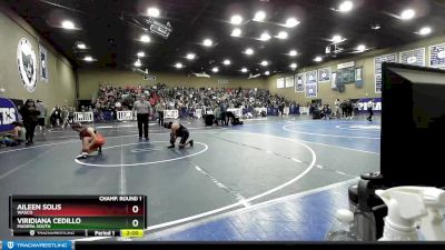 126 lbs Champ. Round 1 - Aileen Solis, Wasco vs Viridiana Cedillo, Madera South