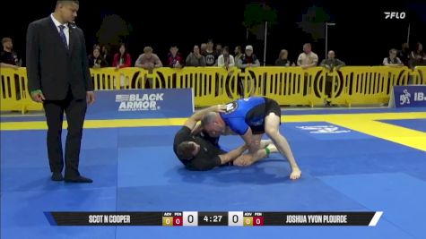 Joshua Yvon Plourde vs Scot N Cooper 2025 Pan IBJJF Jiu-Jitsu No-Gi Championship