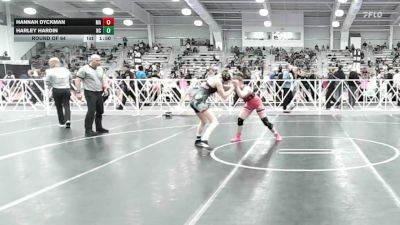 120 lbs Round Of 64 - Hannah Dyckman, MA vs Harley Hardin, NC
