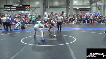 120 lbs Champ. Round 1 - Cason Owens, Southwest Timberwolves vs Harry Langill, Sabetha Kids