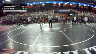 115 lbs Champ. Round 1 - Deleilah Viteri, Horizon vs Hailee Moder, First Baptist (Naples)