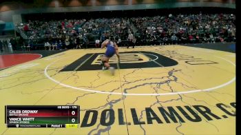 175 lbs Champ. Round 1 - Vance Whitt, Spanish Springs vs Caleb Ordway, Battle Ground
